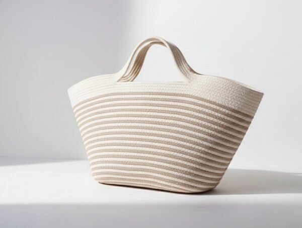 The Cozy Eddit | Ivory Weave Basket