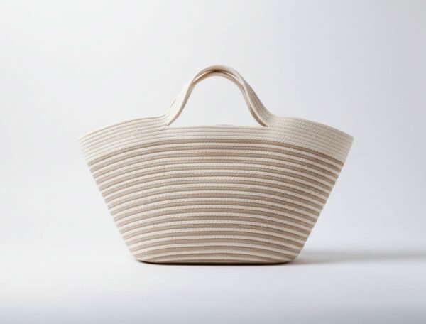 The Cozy Eddit | Ivory Weave Basket