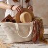 The Cozy Eddit | Ivory Weave Basket