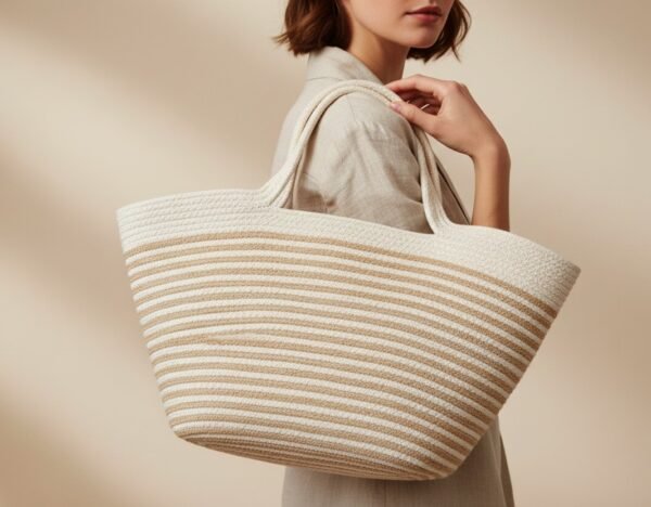 The Cozy Eddit | Ivory Weave Basket