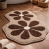 The Cozy Eddit | Daisy Brown Bed Side Rug